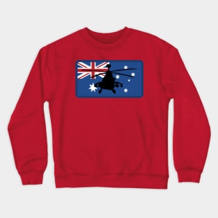 Australian Eurocopter Tiger Gunship Patch Crewneck Sweatshirt